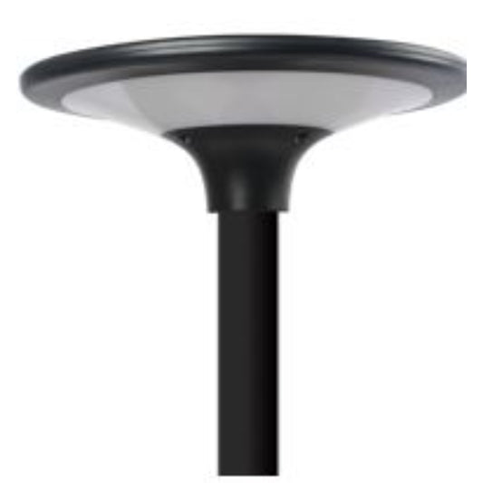 LAMP. LED EXT. ESTACA SOLAR NEGRO 20W 6.4V 4000K-6000K