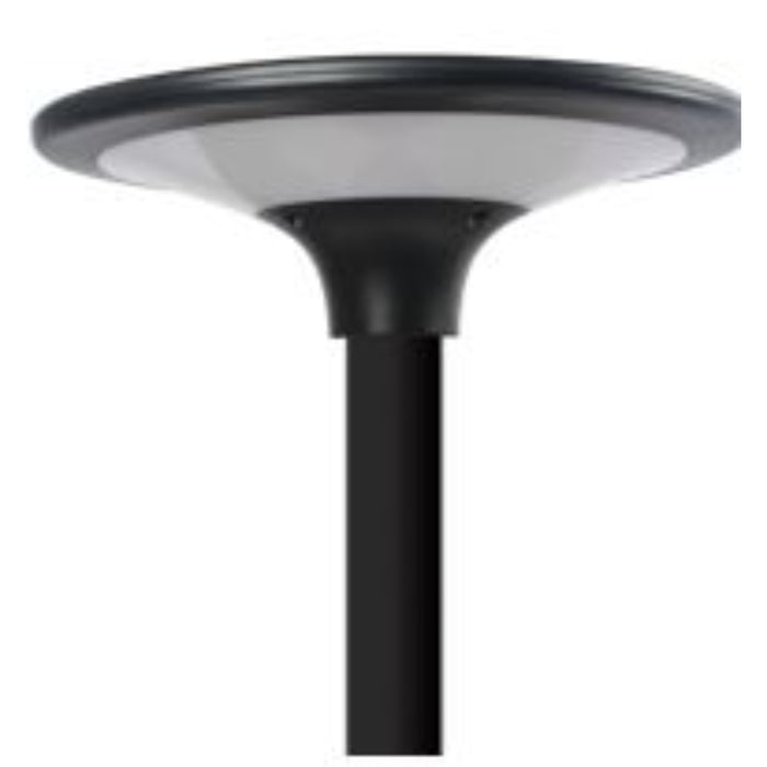 LAMP. LED EXT. ESTACA SOLAR NEGRO 20W 6.4V 4000K-6000K