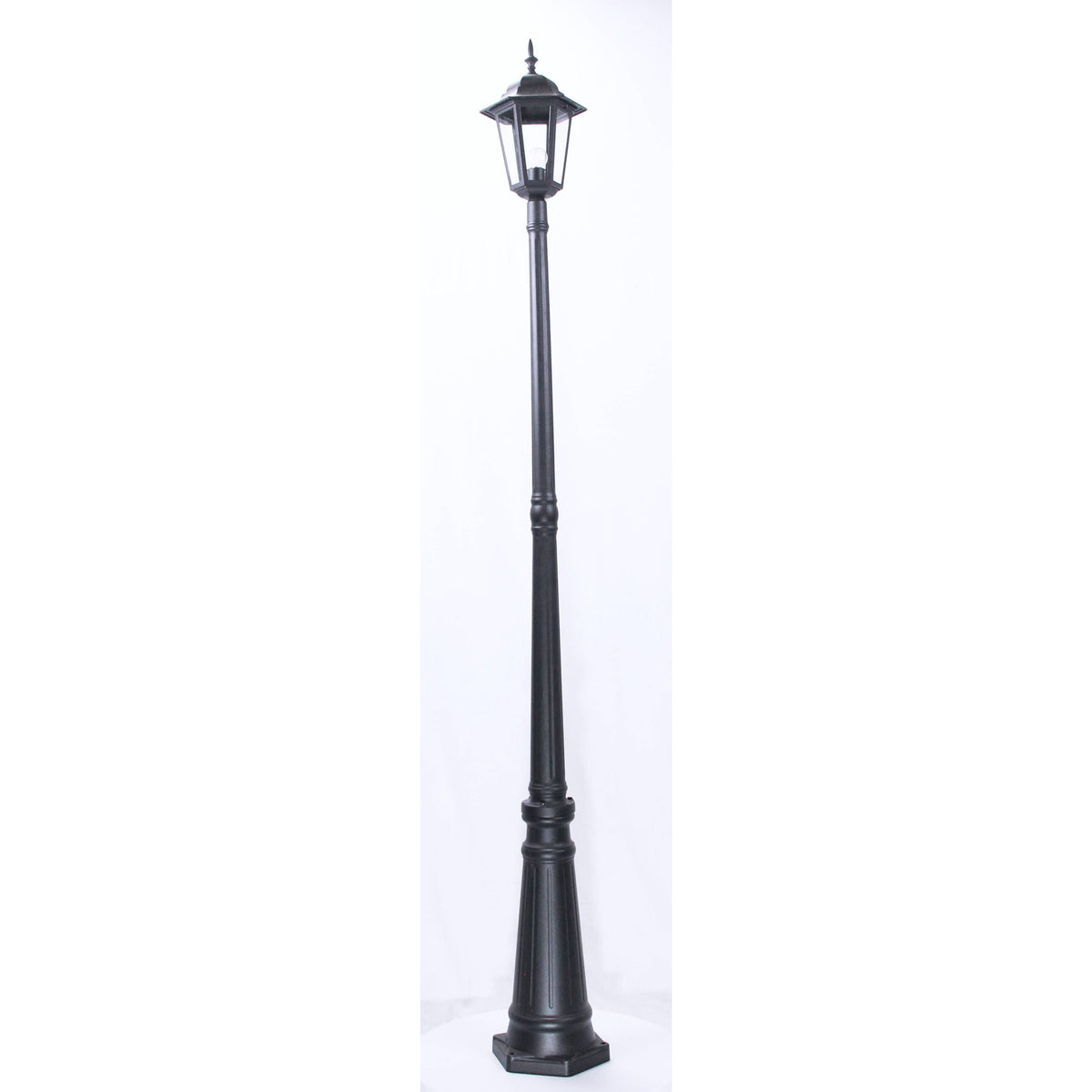 Lámpara Exterior  Poste Negro 1L E27 100W