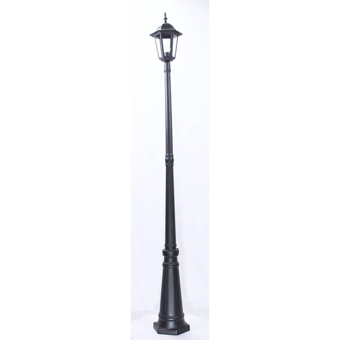 Lámpara Exterior  Poste Negro 1L E27 100W