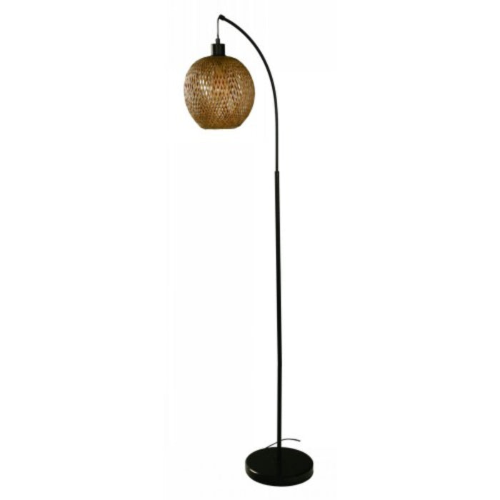 LAMP. PIE NEGRO DE BAMBÚ 1L E27 40W