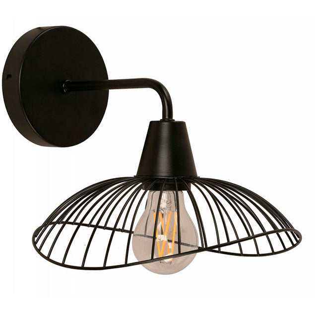 LAMP. PARED NEGRO 1L E27 40W N/B