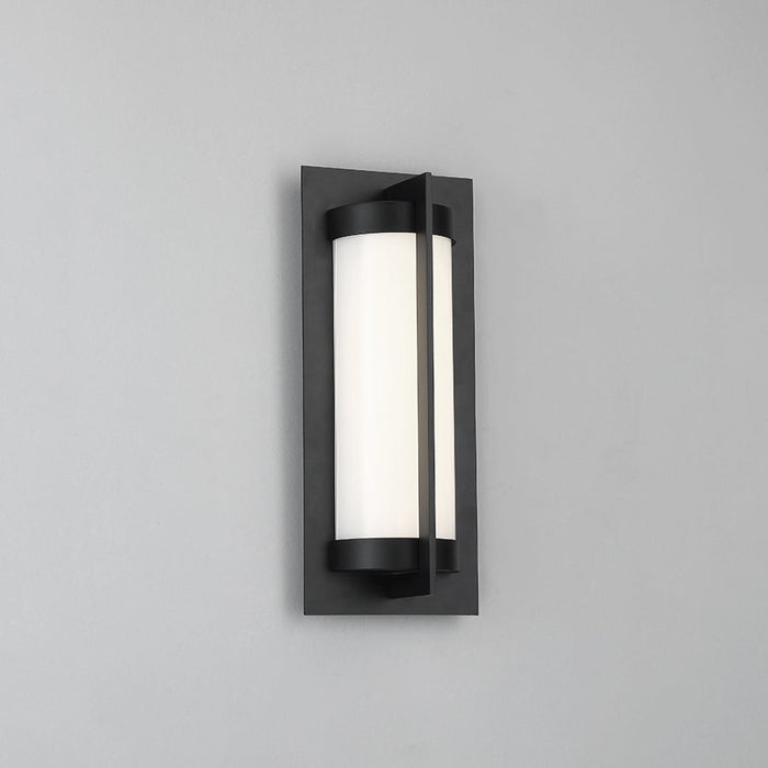 LAMP. EXT. LED PARED OBERON 14" NEGRO 20W 120V 3000K