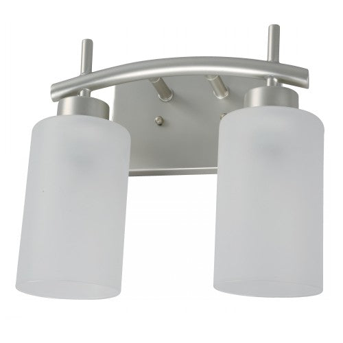 LAMP. PARED PLATEADO 2L E27 60W