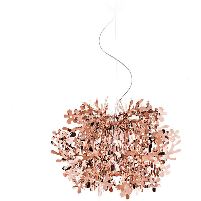 LAMP. MINI COLGANTE FIORELLA COBRE 1L E27 12W
