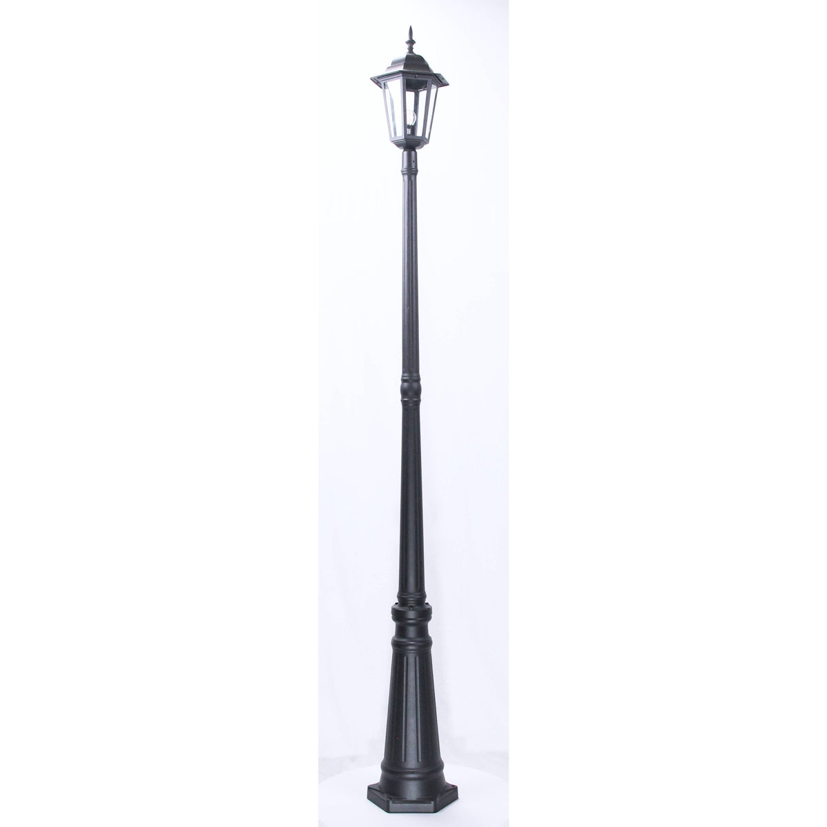 Lámpara Exterior  Poste Negro 1L E27 100W
