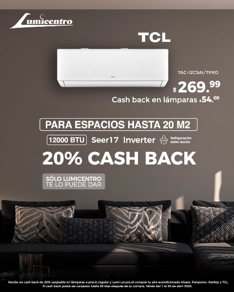 Aires con cashback