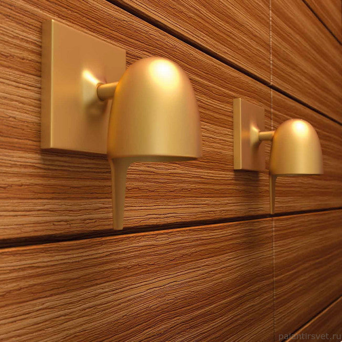 LAMP. PARED COPPA DORADO 1L GU10 28W