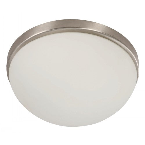 LAMP. TECHO NÍQUEL SATINADO 1L E27 60W