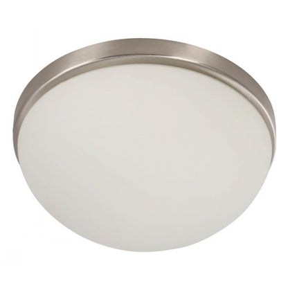 LAMP. TECHO NÍQUEL SATINADO 1L E27 60W