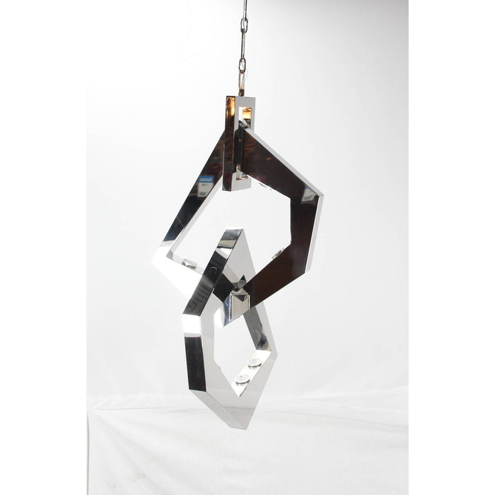 LAMP. TECHO PLATEADO 8L GU10 50W (I/B)