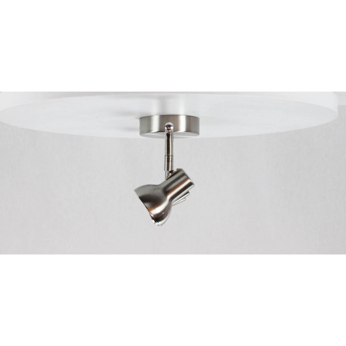 LAMP. LED TECHO REFLECTORA NÍQUEL SATINADO 3L 6W 85-265V 3000K
