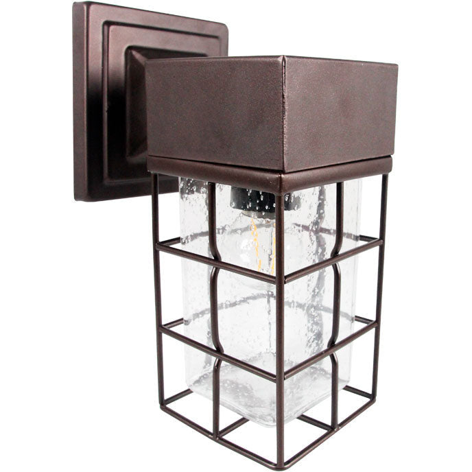 LAMP. EXT. PARED CHOCOLATE 1L E27 40W