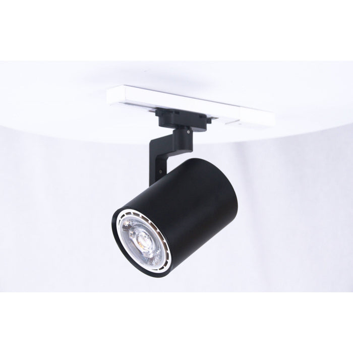 LAMP. DE RIEL NEGRO 1L E27 12W N/B