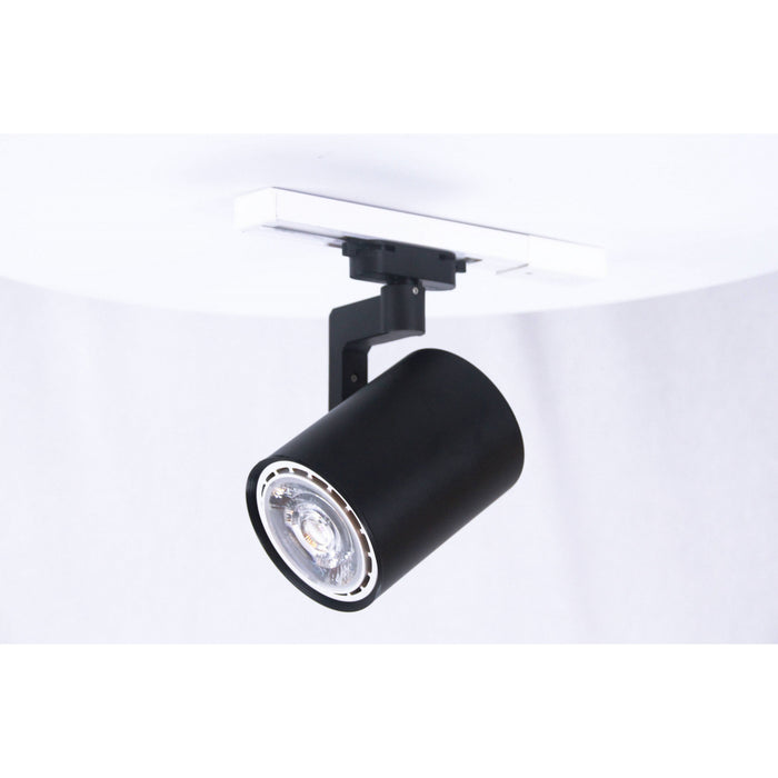LAMP. DE RIEL NEGRO 1L E27 12W N/B