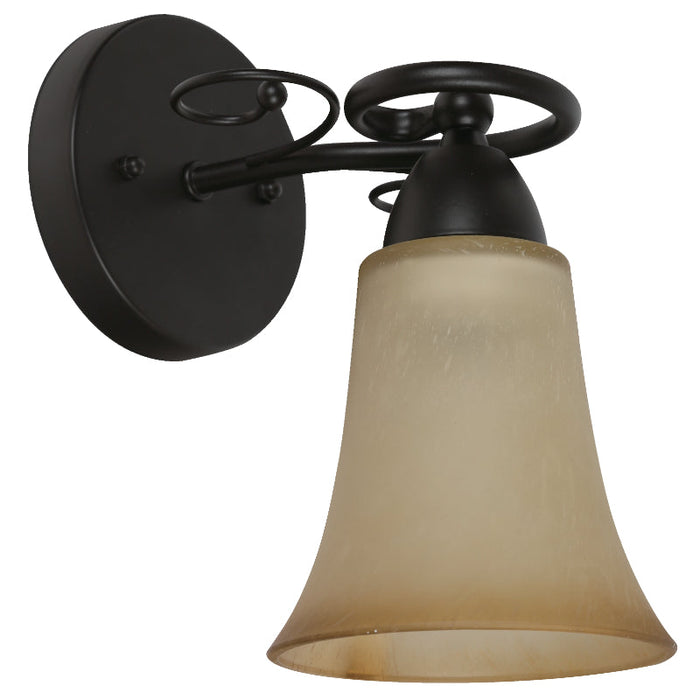 LAMP. PARED CHOCOLATE 1L E27 60W