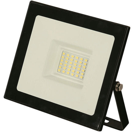 LAMP. LED EXT. REFLECTORA NEGRO 1L 30W 100-265V 6000K