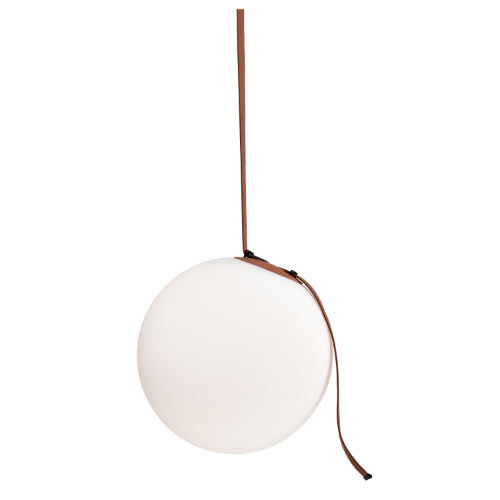 LÁMPARA LED RIEL DE CORREA-ESFERA TERRACOTA 24W 48V 3000K