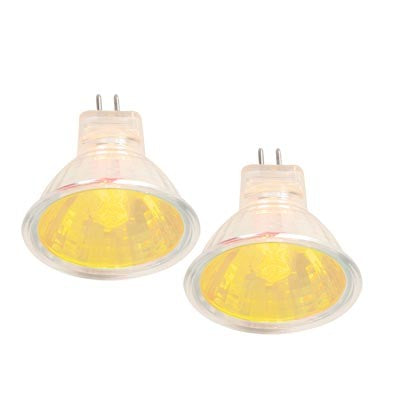 BOMBILLO HALOGENO MR16 G5.3 50W AMARILLO TWIN PACK