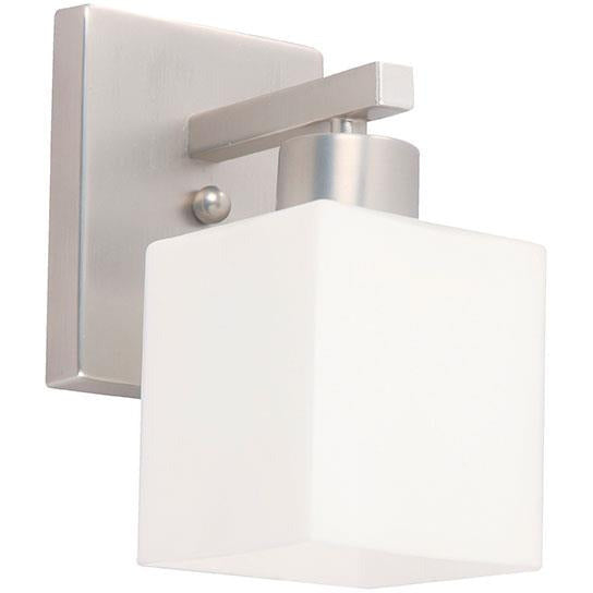 LAMP. PARED NÍQUEL SATINADO 1L E27 60W