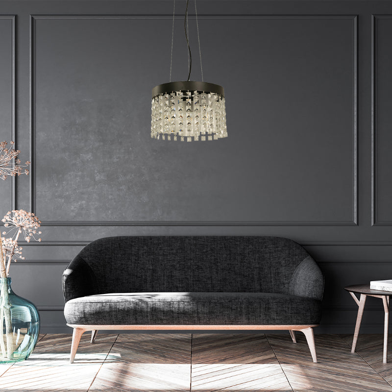 LAMP. COLGANTE NEGRO 3L E27 60W