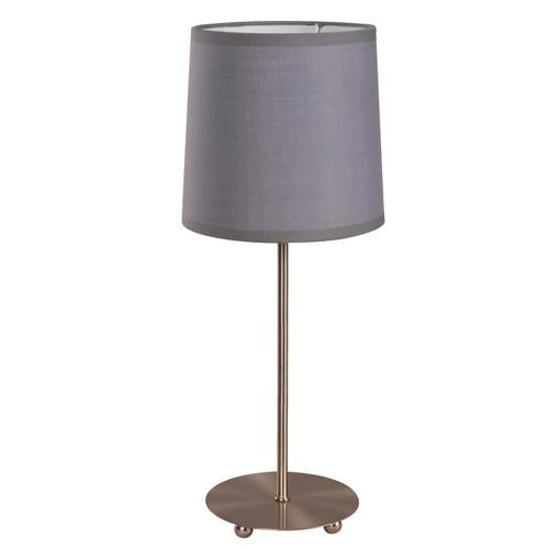 LAMP. MESA NIQUEL SATINADO 1L E27 40W