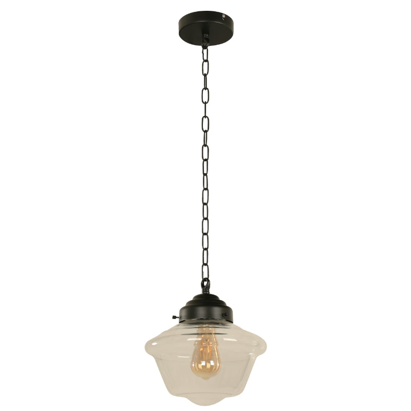 LAMP. COLGANTE NEGRO 1L E27 60W