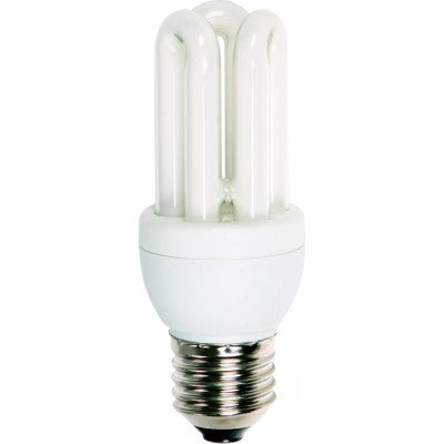 BOMBILLO CFL 3U E27 9W 2700K