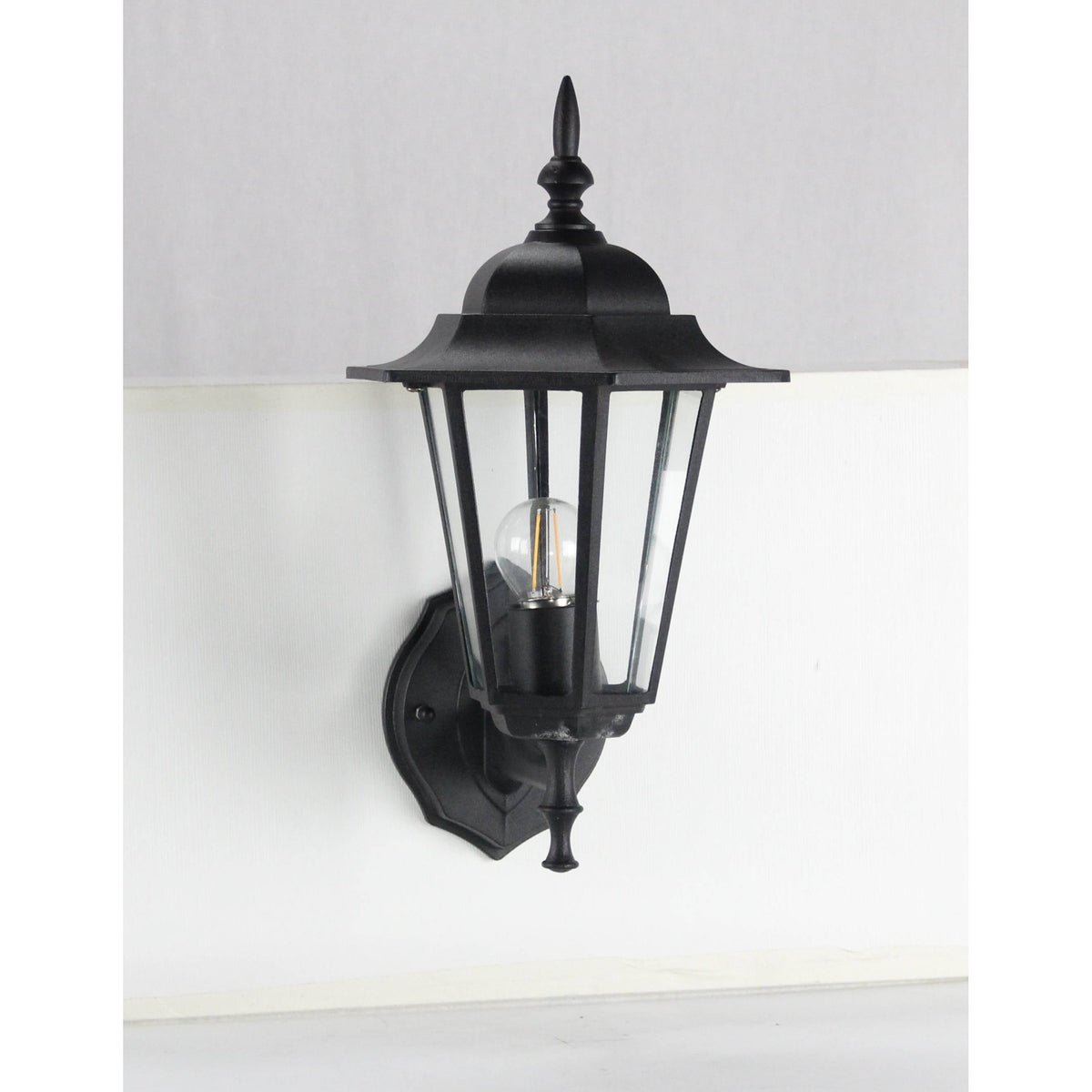 LAMP. EXT. PARED NEGRO 1L E27 100W