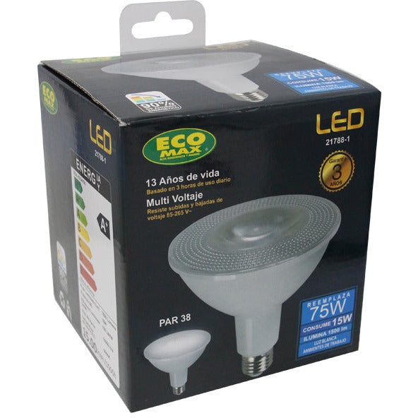 BOMBILLO LED PAR 38 E27 15W 85-265V 6000K