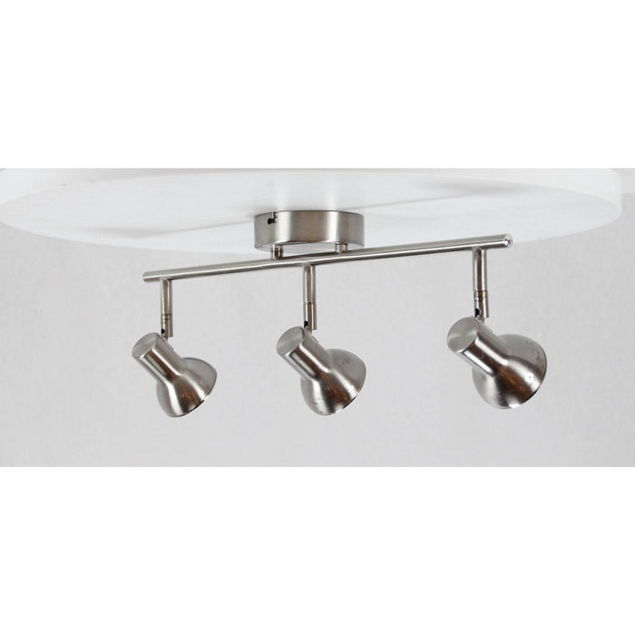 LAMP. LED TECHO REFLECTORA NÍQUEL SATINADO 3L 6W 85-265V 3000K