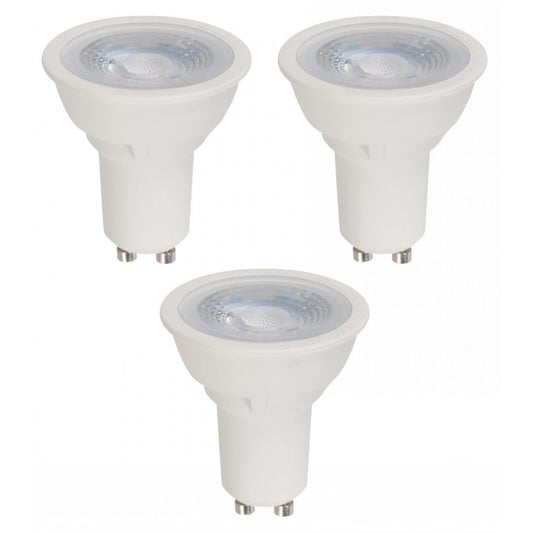 BOMBILLO LED GU10 3W 100-240V 6000K 3 PIEZAS