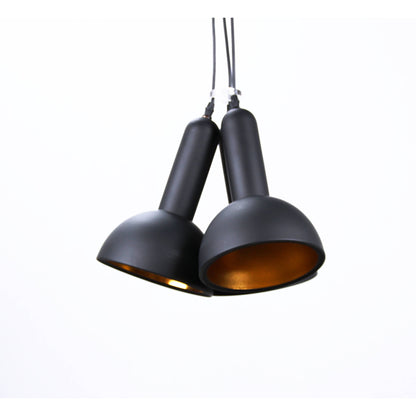 LAMP. COLGANTE NEGRO 3L E27 60W