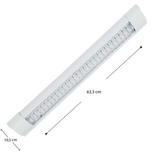 LAMP. TECHO BLANCO 1L G13 9W (INCLUYE 1PZA DE TUBO LED T8 9W)