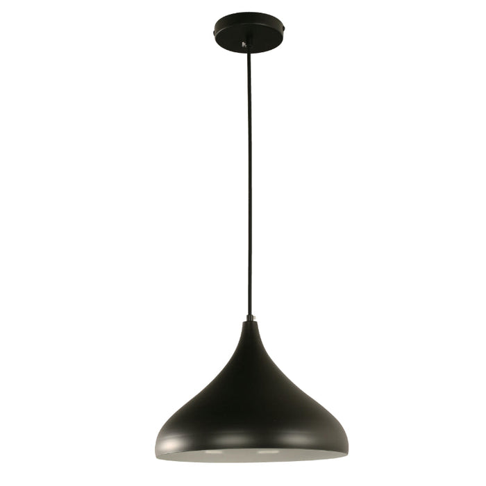 LAMP. COLGANTE NEGRO 1L E27 60W