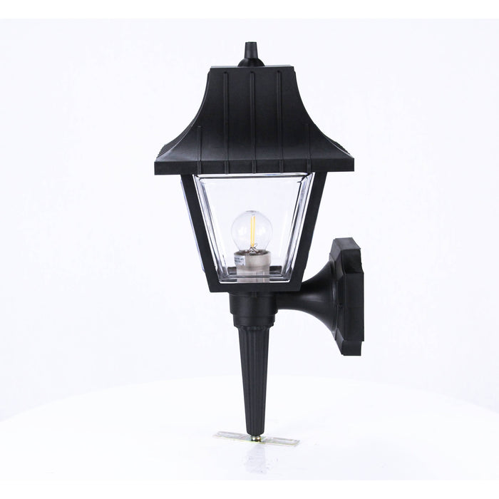 LAMP. EXT. PARED NEGRO 1L E27 40W (2 PIEZAS)