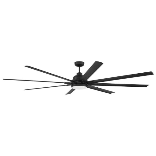 VENTILADOR LED DE TECHO NEGRO WIFI DC 84" 20W 120V 3000K