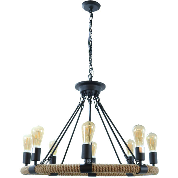 LAMP. COLGANTE BRONCE 8L E27 60W