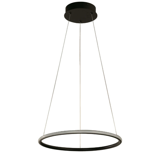 LAMP. LED COLGANTE NEGRO 1L 25W 120-277V 3000K