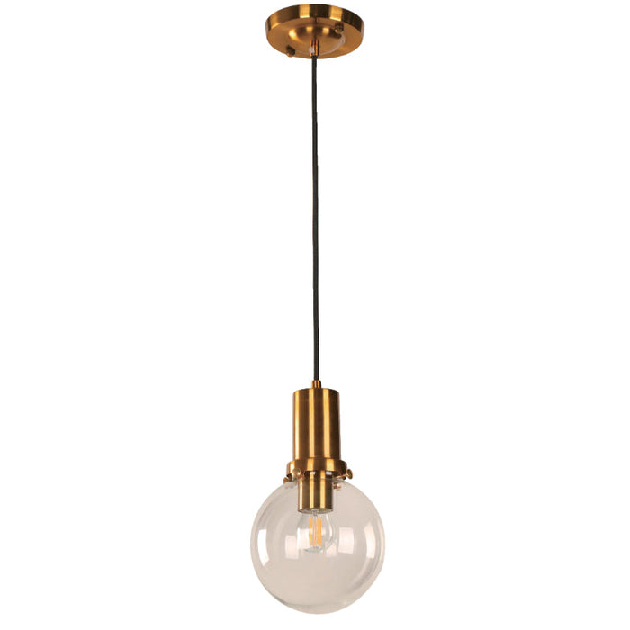LAMP. TECHO BRONCE DORADO 1L E27 40W