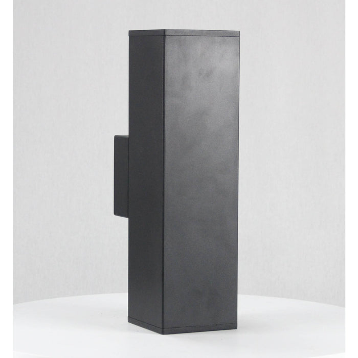 Lámpara Exterior  Pared Negro 2L E27 75W
