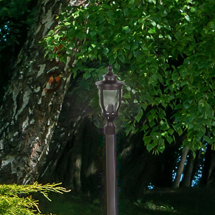 LAMP. EXT. MURO NEGRO COBRIZO 1L E27 100W