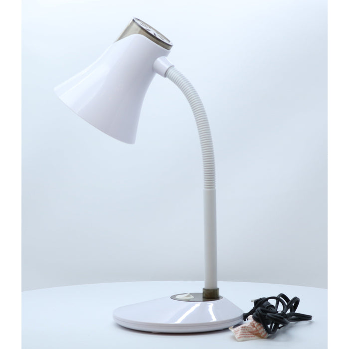 LAMP. ESCRITORIO BLANCO Y NEGRO 1L E27 9W