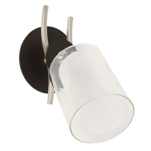 LAMP. PARED NÍQUEL SATINADO 1L E27 60W