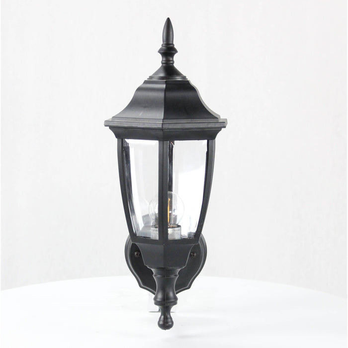 LAMP. EXT. PARED NEGRO 1L E27 40W (2 PIEZAS)