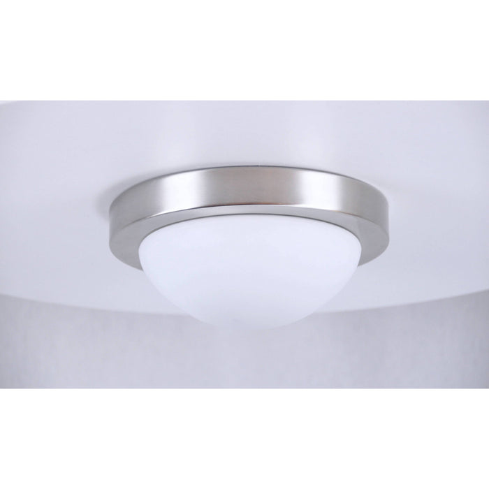 LAMP. TECHO NÍQUEL SATINADO 1L E27 60W