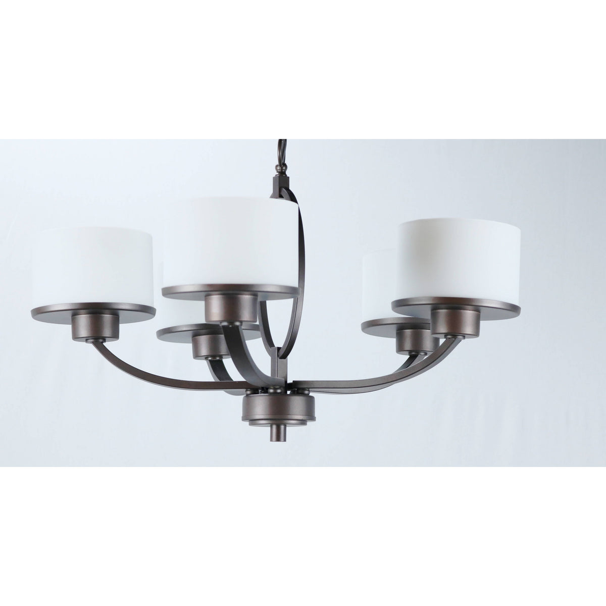 LAMP. COLGANTE BRONCE CEPILLADO 5L E27 60W