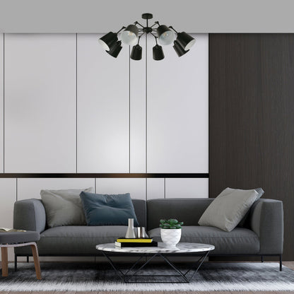 LAMP. TECHO NEGRO 8L E27 40W