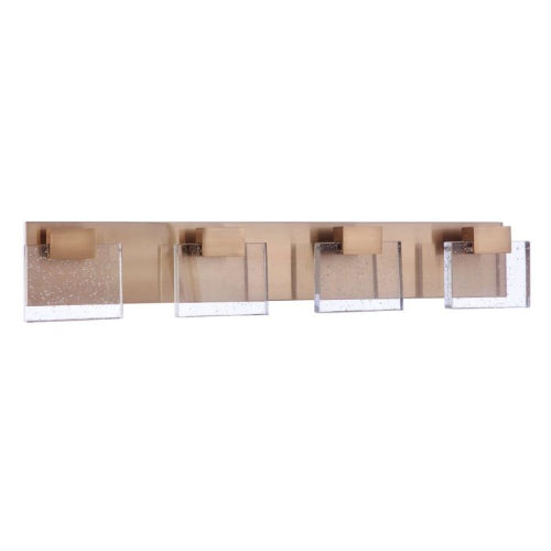 LAMP. LED DE PARED BRONCE SATINADO 28W 120V 3000K ATENUABLE
