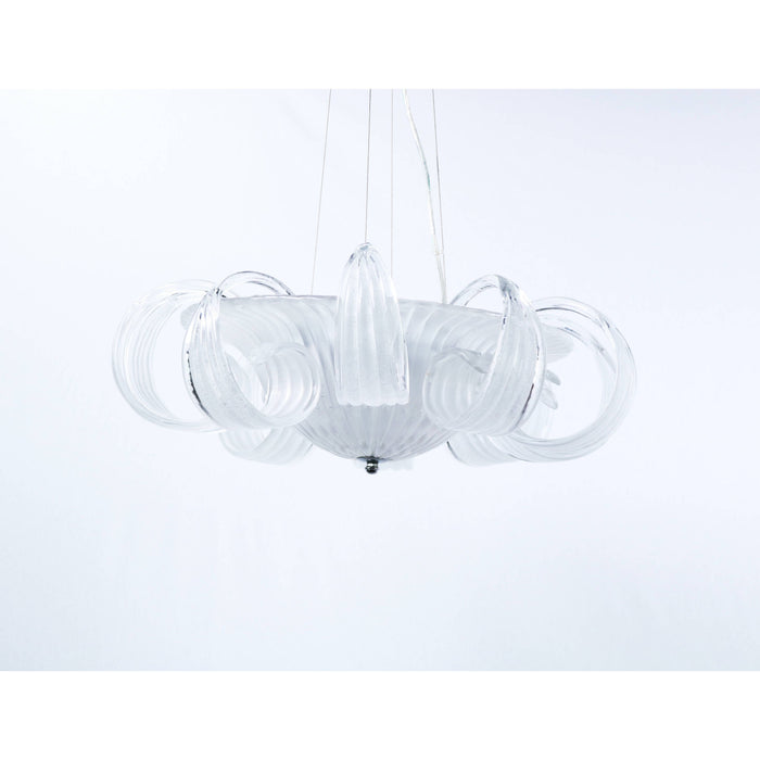 LAMP. TECHO CROMO 5L E14 40W